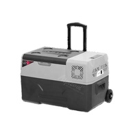 Réfrigérateur-congélateur mobile de camping Alpicool CX30 27,8 L avec batterie intégrée, compresseur LG en option, réfrigérateur portable pour voiture 12 V avec roues