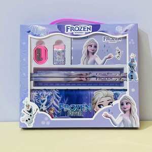 กล่องของขวัญส่งเสริมการขาย ชุดเครื่องเขียนการ์ตูนสำหรับเด็ก รางวัลนักเรียนประถม อุปกรณ์การเรียนแบบชุด ปรับแต่งได้ - Product Image 1