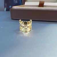 Anting-anting klip emas 18 karat padat AU750 baru 2026, tanpa tusuk, model bunga helix, perhiasan wanita modis