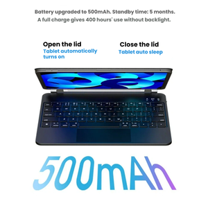 Nuevo Teclado Mágico para <span class=keywords><strong>iPad</strong></span> <span class=keywords><strong>Pro</strong></span> 11/10.9/<span class=keywords><strong>12.9</strong></span>/13 Pulgadas, Delgado, Magnético, Inalámbrico, Retroiluminado, con Batería de 500 mAh - Product Image 6