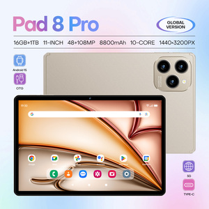 Tablette <span class=keywords><strong>PC</strong></span> Pad 8 Pro Android 15 avec <span class=keywords><strong>double</strong></span> carte SIM, écran HD de 11 pouces, processeur MTK Octa Core, stockage de 16 Go + 1 To, appareil photo 48 MP + 108 MP - Product Image 3