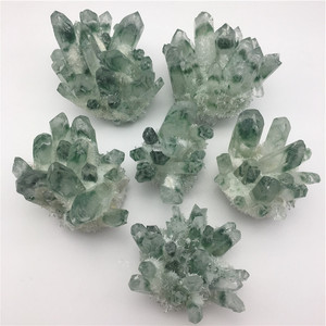 Cristal fantasma verde, amor ecológico, Feng Shui Natural, <span class=keywords><strong>cuarzo</strong></span>, cristal pulido, favores <span class=keywords><strong>de</strong></span> boda, arte <span class=keywords><strong>de</strong></span> amor y coleccionable - Product Image 6