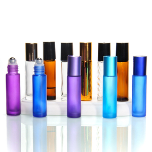2ml 3ml 5ml 8ml 10ml verre rouleau sur bouteille en gros avec bouchon rond argenté et bille roulante en métal - Product Image 3
