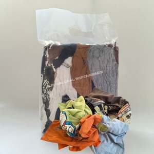 Paños de Limpieza Industriales de Algodón de Colores, Multicolor, 100% Algodón, Bolsa con Tela Mixta para Taller - Product Image 1