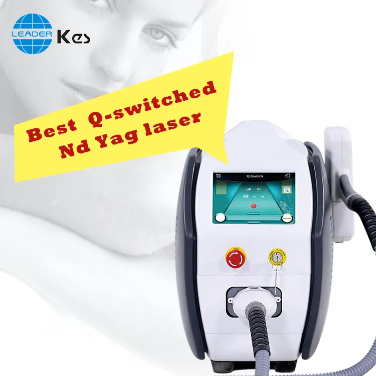 Ndyag q-switch laser di rimozione del tatuaggio laser macchina di rimozione del tatuaggio laser di rimozione dei capelli e la macchina del tatuaggio