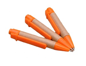 Mini recycled paper pen for school supply