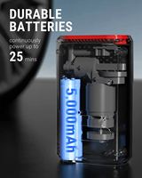 Pompe à air numérique automatique mini ABS 12V 150 PSI avec moniteur de pression des pneus pour voiture et moto – Vente chaude