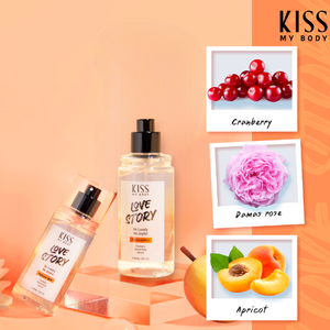 Brume parfumée Kiss My Body Love Story 88ML, parfum longue durée pour femmes, apporte des vibrations d'amour - Product Image 2