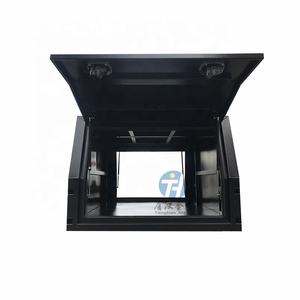 Gato negro cubierto <span class=keywords><strong>de</strong></span> polvo, aleación plana <span class=keywords><strong>de</strong></span> aluminio, Ute, remolque, <span class=keywords><strong>Caja</strong></span> <span class=keywords><strong>de</strong></span> <span class=keywords><strong>Herramientas</strong></span>, ala <span class=keywords><strong>de</strong></span> gaviota con 2 puertas, 1200x1770x860mm - Product Image 5