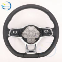 Volant en fibre de carbone forgée pour Volkswagen VW Golf 4 5 6 6r 7 8 MK4 5 6 7 7.5 8 7 R GTI GTD GTE Variant R-Line