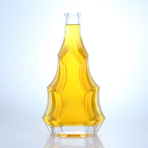Botella De Cristal Transparente De Alta Calidad 500ml 700ml 750ml Licor Whisky Tequila Vodka <span class=keywords><strong>Ron</strong></span> Con Tapas - Product Image 3