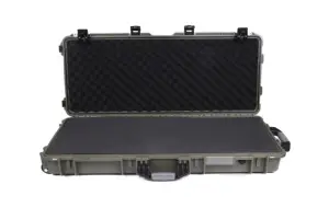 Factory Supply Long Case Heavy Duty Plastic Case Protective Carrying Case With Handle