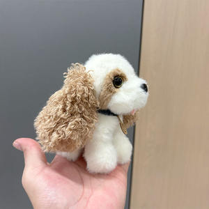 Llavero de Peluche Suave con Forma de Cachorro de <span class=keywords><strong>Cocker</strong></span> <span class=keywords><strong>Spaniel</strong></span>, Creativo y Popular en Internet, Adorno para Bolsos, Venta al por Mayor - Product Image 4