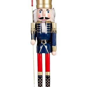 Artisanat peint de style britannique, Cascanueces Navidad <span class=keywords><strong>60</strong></span> <span class=keywords><strong>cm</strong></span> 24 pouces, décoration de Noël pour la maison - Product Image 5