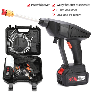 Nettoyeur de voiture <span class=keywords><strong>sans</strong></span> <span class=keywords><strong>fil</strong></span> à batterie lithium haute puissance, pistolet à eau haute pression portable, outils d'arrosage de <span class=keywords><strong>jardin</strong></span> - Product Image 6