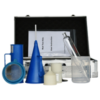 Kits portables de test de boue, ensemble de trois pièces pour essais sur site et en laboratoire, garantie 1 an, équipement de test d'asphalte