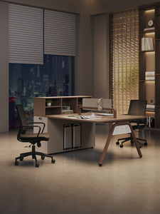 שולחן עבודה מודרני מודולרי מודרני עמדת עבודה בגודל 6 אנשים עם מחיצות עיצוב מקצועי - Product Image 3