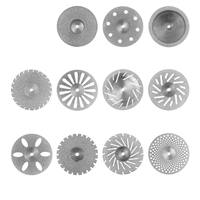 Lames de scie ultra-minces double face pour outils dentaires, fourniture d'usine, avec flocons de diamant pour le blanchiment des dents