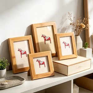 Custom Polished Pine Wooden <b>Photo</b> <b>Frame</b> High Quality Factory Direct Supply Home Office <b>Wedding</b> Display Antique European Style - Product Image 5