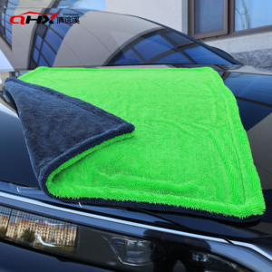 Accessoires de voiture, serviette de séchage en <span class=keywords><strong>microfibre</strong></span> à double boucle torsadée, absorbante et à séchage rapide, <span class=keywords><strong>pour</strong></span> le detailing automobile - Product Image 3