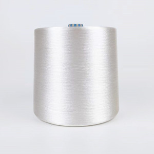 Hilo de Filamento de Viscosa de Celulosa 100% Regenerada, Conos 600d/90, Crudo, Ecológico, Absorbente de Humedad, para Tejido de Terciopelo - Product Image 2