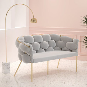 Zone <span class=keywords><strong>de</strong></span> repos pour café nordique, espace <span class=keywords><strong>de</strong></span> négociation, combinaison canapé, réception d'hôtel, canapé en fer forgé - Product Image 3