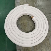 Bobine de tuyau en cuivre ASTM B280 de 1/4 et 1/2 pouce avec isolation, pièces pour réfrigérateurs et congélateurs, prix d'usine