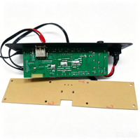 Système de sonorisation vocal extérieur HL-A1017, module d'enceinte sur chariot, enceinte + amplificateur + module avec construction en aluminium et métal