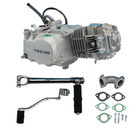 Ensemble complet de moteur de moto YINXIANG YX140CC 1P56FMJ, boîte de vitesses manuelle à 4 rapports, démarrage au kick, moto tout-terrain, ATV