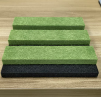 Panneaux acoustiques en feutre PET gris clair, vente en gros, panneaux insonorisants haute densité pour les distributeurs