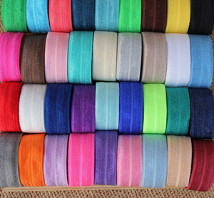 Nhà Máy Bán Buôn 20 Mét Một Bên Shinny Gấp Trên Thiên Vị Đàn Hồi Băng Ràng Buộc Băng Cho Quần Áo TC102 - Product Image 1