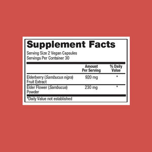 Oem Odm Zwarte Vlierbessencapsules Ondersteuning Voor Oudere Bloempoeder Vermindert Stressniveaus Met Flavonoïden En Antioxiderende Capsules - Product Image 2