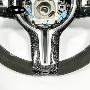 Volante Deportivo M Sport para <span class=keywords><strong>BMW</strong></span>, en Cuero, Compatible con los Modelos F10, F11, F20, F21, F22, F25, <span class=keywords><strong>F30</strong></span>, F31, F32, F33, F34, F36, X5, F15, F01, F06, F07, F12, F13, M3, M5 - Product Image 5