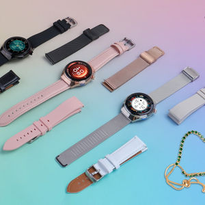 Nuovissimo schermo 1.27 HD chiamata smartwatch salute donna Smart Watch con <span class=keywords><strong>3</strong></span> cinghie 1 bracciale a mano regalo musica meteo - Product Image 6