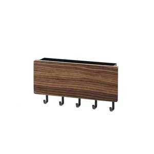 Boîte de rangement japonaise Zefeng, crochet mural pour clés, crochet de rangement en bois massif, <span class=keywords><strong>tentures</strong></span> diverses au crochet - Product Image 5