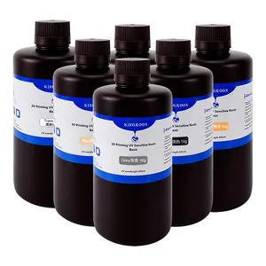 Kingroon cetakan 3d resin fotosensitif standar 3 gaun 405nm 1kg untuk 2k 4k 6k 8k pencetak resin 3d