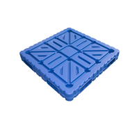 NEXARA Entrepôt Stockage 1111 1100*1100*150mm Palette monobloc pour moulage par soufflage pour rayonnage à palettes