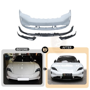Pour <span class=keywords><strong>Porsche</strong></span> <span class=keywords><strong>Taycan</strong></span> 2019-2023, nouveau <span class=keywords><strong>s</strong></span>éparateur de pare-chocs avant en carbone sec <span class=keywords><strong>Turbo</strong></span> <span class=keywords><strong>S</strong></span> GT - Product Image 3