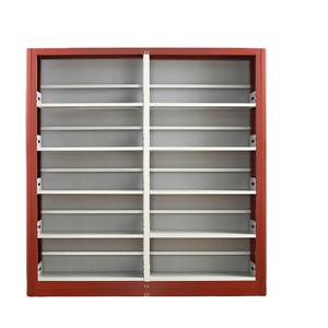 أرفف كتب مكتبة معدنية رخيصة بالجملة أرفف كتب معدنية مستعملة خزائن كتب مكتبة مصمم على شكل رف الكتب - Product Image 1