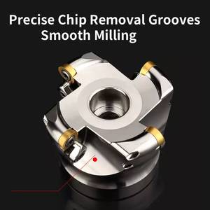 Fresa frontal 400R con inserto de carburo 1604 1135, herramienta de fresado frontal indexable para centro de mecanizado CNC - Product Image 4