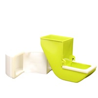 Mangeoire automatique externe pour oiseaux, distributeur à trémie basculante pour perroquet, mangeoire anti-déversement pour cage