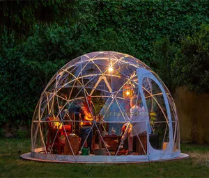 पानी के सबूत पीवीसी inflatable बुलबुला तम्बू गार्डन greenhouses inflatable उद्यान बुलबुला गुंबद तम्बू
