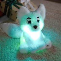 Peluche Renard Luminescent Adorable Personnalisé pour la Vente en Gros, Modèle Animal Décoratif
