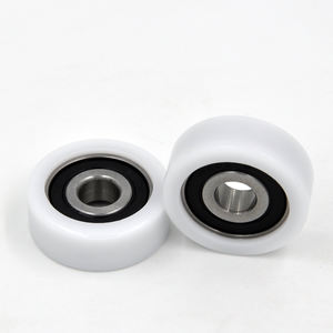 عجلات مطلية بالمطاط 10x36x13 من POM نايلون POK PEEK PA بكرات أثاث انزلاقية ناعمة - Product Image 6