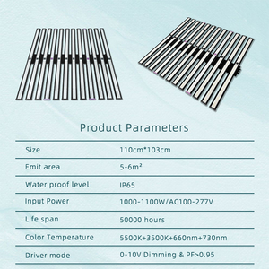 מנורת לד לגידול צמחים Lm301H EVO 1100W 1000W ספקטרום מלא אנכית לגידול צמחים בתוך הבית - Product Image 2