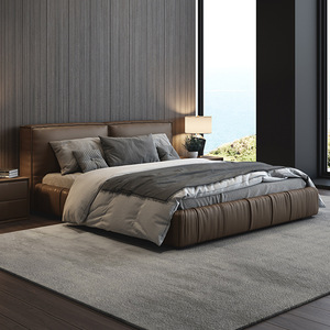 Mobili per la casa moderni camera da <span class=keywords><strong>letto</strong></span> Set ultimo <span class=keywords><strong>letto</strong></span> <span class=keywords><strong>matrimoniale</strong></span> moderno <span class=keywords><strong>letto</strong></span> in pelle nera MDF toletta <span class=keywords><strong>letto</strong></span> morbido in legno massello <span class=keywords><strong>letto</strong></span> nordico - Product Image 4