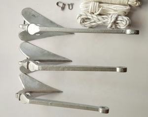 ANCLA DE ARADO GALVANIZADO EN CALIENTE MARINO 5Kg/11LB Anclajes de arado CQR Anclaje Barco Yate Barco Accesorios de hardware - Product Image 5