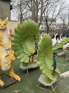 Garden Decor Wholesale Life Size Fiberglass <strong>Peacock</strong> Statue Resin <strong>Sculpture</strong> - Product Image 6