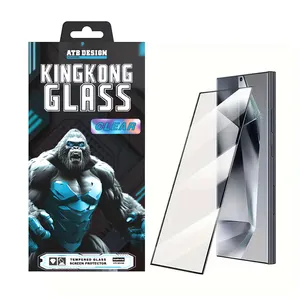 Protetores de tela de vidro temperado ATB/Proteção/Proteção para Samsung Galaxy S23 Plus/S23+ Acessório para Celular