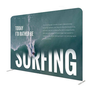 Fuar etkinlikleri için fuar standı duvar düz zemin Banner standı germe kumaş kapak özel baskılı germe kumaş - Product Image 4